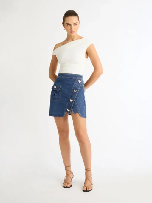 Woman SHEIKE Co-Ords & Sets^Heart Republic Denim Skirt
