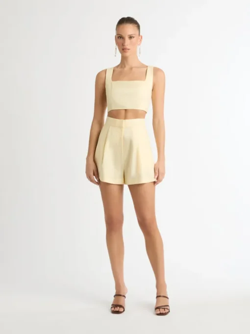 Woman SHEIKE Crops & Camis^Lexi Linen Crop Top