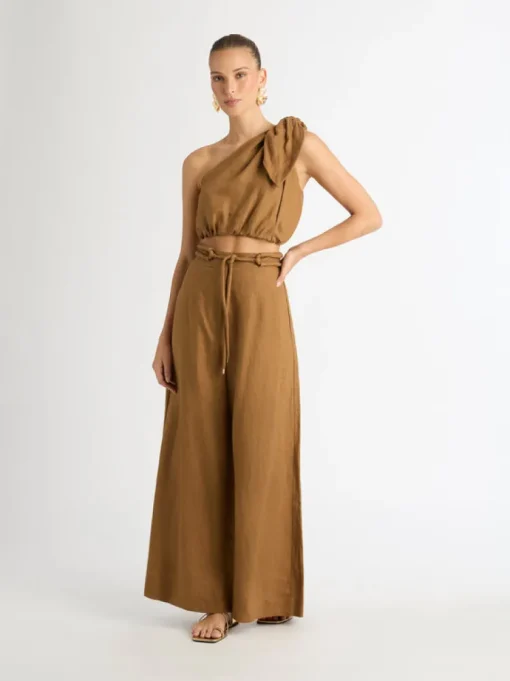 Woman SHEIKE Crops & Camis^Mia Linen Top