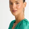 Woman SHEIKE Earrings^Sparkle Hoop Earrings